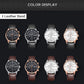 MEGIR Fashion Men Watches Chronograph Leather Strap Sport Military Watch Waterproof Quartz Wristwatch Clock Reloj Hombre 2011