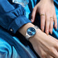 CURREN Simple Elegance Women's Watches NEW Thin  Quartz Stainless Steel Band Wristwatch Waterproof Clock Gift for Ladies