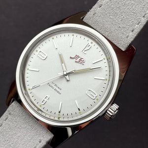 Merkur Watch Vintage Chinese Style 70S CLASSIC White Dial Handwind Mechanical Watch for Men Relogio Masculino