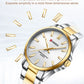 CURREN Fashion Brand Couple Watches for Lovers Simple Classic Quartz Stainless Steel Bracelet Wristwatches with Luminous Hands