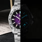 San Martin 39mm Purple Desert Texture Dial Luxury Men Dress Watch  NH34 GMT Automatic Mechanical Waterproof 100m Luminous SN0129
