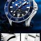 Seagull Ocean Series 300M Waterproof  Men Automatic Mechanical Watch Sea Wave Dial Sports Diving Luminous Calendar 41mm 1218 New