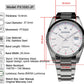 PX1690-JP 37mm Men Dress Watch Luxury Sapphire PT5000 Keyboard Dial Automatic Mechanical Watches 20Bar Waterproof Luminous