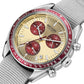 MEGIR Men's Watch Fashion Canvas Sports Wristwatch Waterproof Quartz Military Chronograph Date 24-hour Display Reloj Hombre 2247