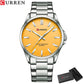 CURREN Classic Fashion Brand Watches for Men Business Quartz Luminous Hands Wristwatches with Stainless Steel Strap