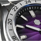San Martin 39mm Purple Desert Texture Dial Luxury Men Dress Watch  NH34 GMT Automatic Mechanical Waterproof 100m Luminous SN0129