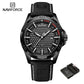 Naviforce Brand Luxury Men Watches Leather Strap Male Waterproof Military Wristwatch Quartz Date Clock Relogio Masculino 2023