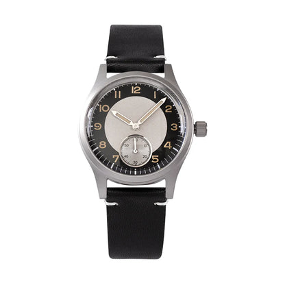 Baltany S2027 Men's 36MM Quartz Dress Watch Sapphire  Retro Luminous Stainless Steel Waterproof 10Bar Tuxedo Wristwatches