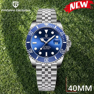 PD1661 PAGANI Design 40mm Automatic Miyota-8215 Sports Men Mechanical Watch Business Stainless Steel Waterproof Reloj Hombre