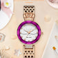 MEGIR Rhinestone Elegant Women Luxury Brand Watch Female Diamond Wristwatch Clock Ladies Sport Casual Watches Relogio Feminino