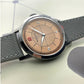 Pierre Paulin Salmon Dial Watch A thinner Case 50m Skin Diver Watch Vintage Mechanical Hand Watch 38mm Relogio Masculino