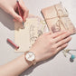 MEGIR Fashion Women Ladies Bracelet Quartz Female Watches Rose Steel Mesh Women Dress Diamond Wristwatch Clock Montre Femme