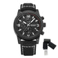 MEGIR Luxury Chronograph Men's Sport Watches Leather Strap Quartz Wristwatch Luminous Casual Male Clock Relogio Masculino 2026