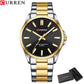 CURREN Classic Fashion Brand Watches for Men Business Quartz Luminous Hands Wristwatches with Stainless Steel Strap