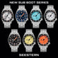 SEESTERN SUB600T V3 Mens Watch Automatic Diving Sapphire Wristwatch NH35 Movement Ceramic Bezel Luminous Date Jubilee Waterproof