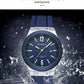 CURREN Fashion Minimalist Men's Watch with Date Display Casual Silicone Strap Quartz Wristwatches Luminous