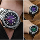 San Martin New 39mm Desert Texture Luxury Men Business Dress GMT Watch NH34 Automatic Mechanical Waterproof 100m Luminous SN0129