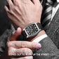 CURREN Elegant Men's Watch with Day-Date Display Formal Classic Quartz Wristwatch with Luminous Hands Casual Wear Gift for Him