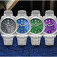 San Martin 39mm MOP Dial Sport Gada Watch Luxury Dress Men Miyota 90S5 Automatic Mechanical Wristwatch Waterproof 100m SN0144