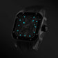BODERRY Skeleton Watches Men's Square Titanium Automatic Mechanical STORM Luxury Clock 100M Waterproof Mechanical Watch For Men