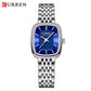 CURREN Fashion Dress Watches for Ladies Simple Quartz Stainless Steel Bracelet Wristwatch
