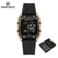 NAVIFORCE Watch for Women Multifunction Digital Luxury Watches Auto Time Date Week Display Silicone Strap Waterproof Girl clock