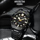 CURREN Casual Simple Quartz Watch with Stainless Steel Band Fashion Men's Clock Waterproof Luminous Wristwatches