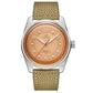 New Merkur Watch Top Hill Series Vintage 50m Mechanical Mens handwind Watch Mens Classic Dial Dress Watches Canvas Strap 38mm