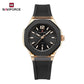 NAVIFORCE Fashion Watch for Women 5ATM Waterproof Silicone Strap Auto Date Display Night Illumination Ladies Elegant Watch Gift