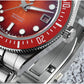San Martin 37.5-40mm Limited Edition Red JianZhan Enamel Sunburst Dial Men's Diver Watch Miyota 9015 Automatic Mechanical SN0148