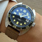 Merkur Skin Diver Watch Abalone Men's NH35 Automatic Watch 20atm Canvas Super Luminous Watch Relogio Masculino