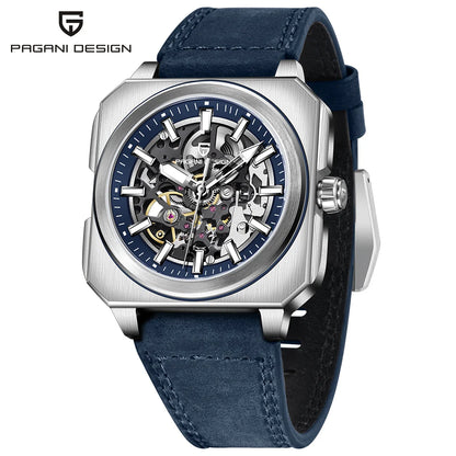 2024 PAGANI DESIGN New 42MM Skeleton Men's Mechanical Watch Luxury Sapphire Glass Automatic Watch 5ATM Waterproof Watch for Men