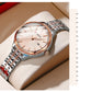 CURREN Fashion Brand Ladies Two Tone Watches Simple Quartz Waterproof Wristwatch for Women with Auto Date