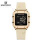 NAVIFORCE Watch for Women Multifunction Digital Luxury Watches Auto Time Date Week Display Silicone Strap Waterproof Girl clock