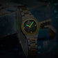 CURREN Fashion Casual Quartz Wristwatches for Women Simple Dress Watch Ladies Stainless Steel Bracelet with Luminous Hands