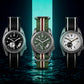 Boderry Field Watch Titanium Quartz Watches VOYAGER 38 Mens 100M Waterproof Clock Military Sport Luminous Business Wristwatch