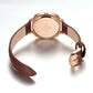MEGIR Fashion Women Watches Luxury Diamond Leather Ladies Bracelet Female Quartz Wristwatches Dress Clock Relogio Feminino 7029