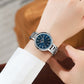 CURREN Luxury Slim Watch for Women Elegant Minimalist Dial Quartz Wristwatches Ladies with Luminous Hands Waterproof 9109