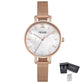 MEGIR Fashion Quartz Women Bracelet Watches Luxury Casual Ladies Dress Clock Female Steel Mesh Band Wristwatch Relogio Feminino
