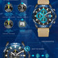 MEGIR Men Watches Fashion Luxury Big Dial Sports Waterproof Quartz Wristwatch Chronograph Male Casual Luminous Clock 2136