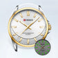CURREN Classic Fashion Brand Watches for Men Business Quartz Luminous Hands Wristwatches with Stainless Steel Strap