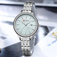 CURREN Simple Dress Wristwatches for Women Elegant Quartz Watch with Luminous Hands Auto Date Waterproof
