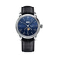 Sugess Moonphase Watch of Men 40mm Automatic Mechanical Wristwatches Seagul ST2528 Movement Stainless Steel Blue Sandstone Dial