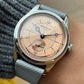 The New MERKUR Cross Line Sector Dial Purple Retro Casual Watch for Men Business Series Manual Chorded Watch Relogio Waterproof