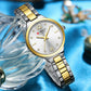 CURREN Luxury Brand Watches for Women Simple Dress Quartz Stainless Steel Wristwatch with Luminous Hands Ladies Clock