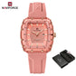 NAVIFORCE Women Watch Luxury Brand Fashion Simple Quartz Calendar Ladies Watch Waterproof Wristwatch Lady Clock Relogio Feminino