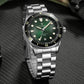 CADISEN Mechanical Automatic Watch Luxury Sapphire Japan MIYOTA 8215 Blue Wristwatch Ceramic Ring Waterproof Gift Men Watch