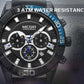 MEGIR Watches for Men Brand Luxury Military Sports Watch Chronograph Leather Strap Waterproof Date Quartz Wristwatch Man Clock