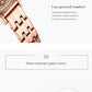 CURREN Luxury Ladies Watch 32mm Slim Dial with  Shining Rhinestones Stainess Steel Band lightweight Elegant Dressy Gift