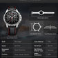 MEGIR Men's Original Sport Watches Leather Strap Quartz Military Waterproof Wristwatch Male Clock Reloj Hombre 1010